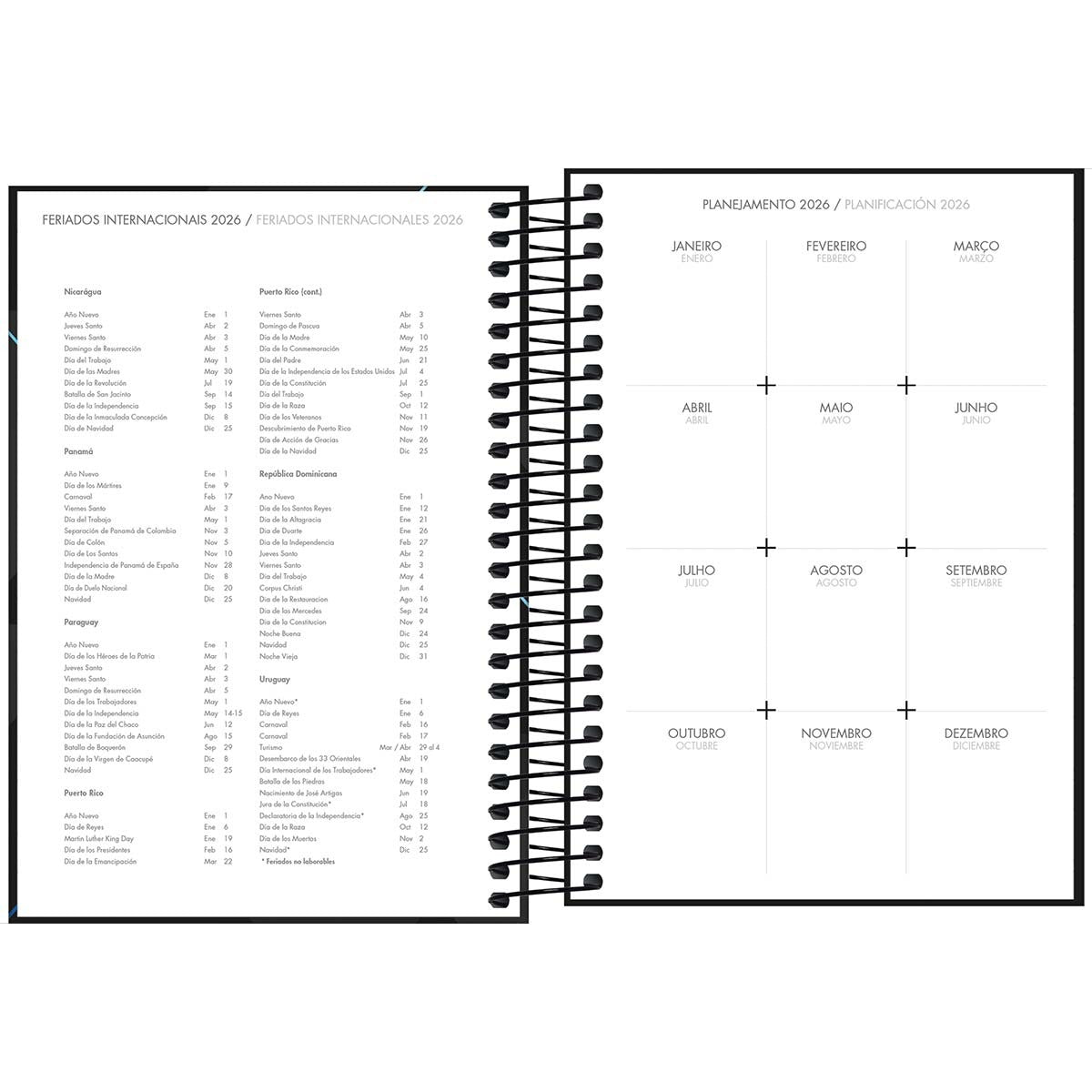 AGENDA EN ESPIRAL DIARIA SPOT M9 2026