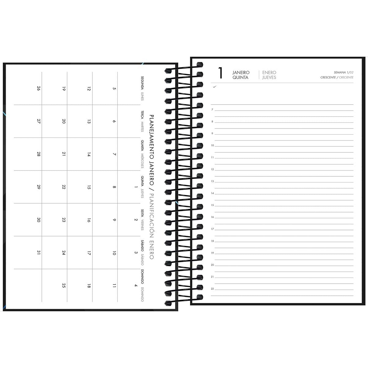 AGENDA EN ESPIRAL DIARIA SPOT M9 2026
