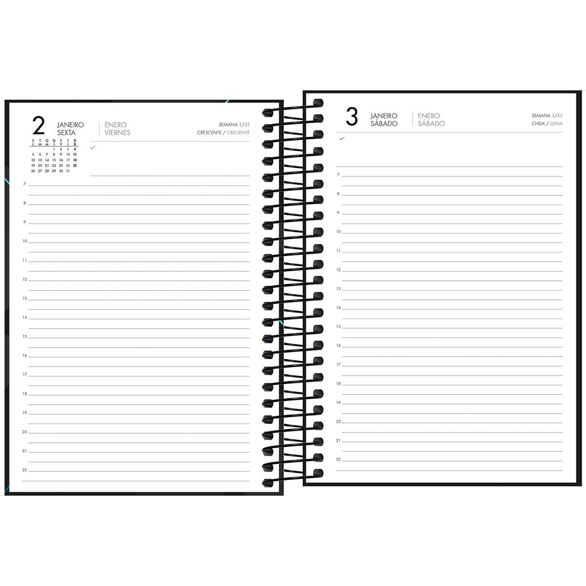 AGENDA EN ESPIRAL DIARIA SPOT M9 2026