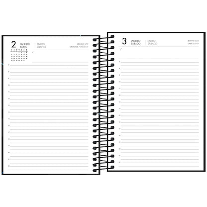 AGENDA EN ESPIRAL DIARIA SPOT M9 2026