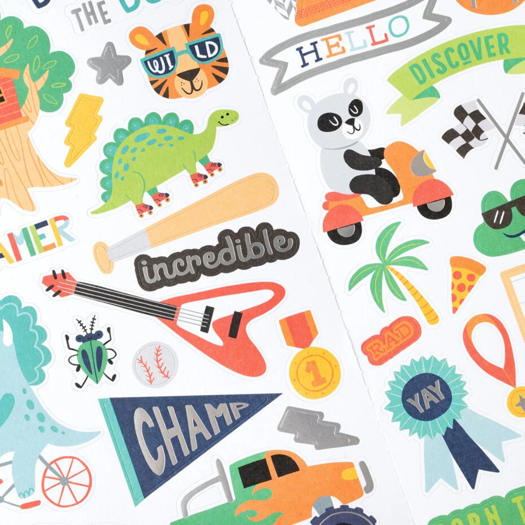 PACK DE STICKERS CARDSTOK 6X12