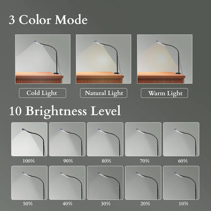 LAMPARA LED 24" P/MESA DE DIBUJO 5 VOLTIOS USB