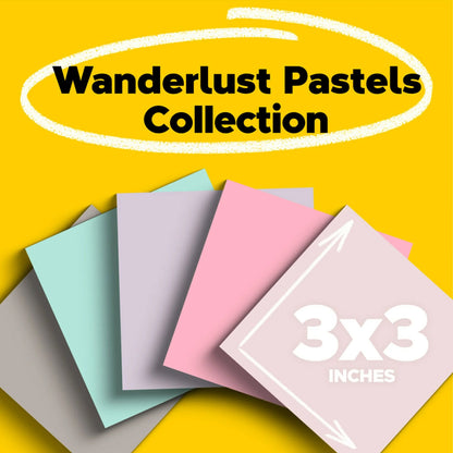 POST-IT (3 X 3) SUPER STICKY 5 COLORES PASTELES Surtidos