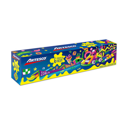 JUEGO TEMPERA NEON 6/1 (Artesco)