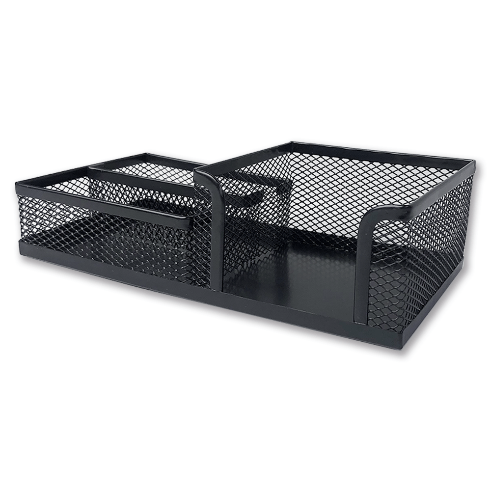 ORGANIZADOR P/ESCRITORIO DE METAL NEGRO