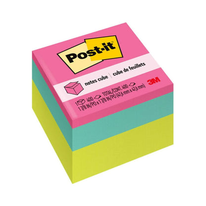 POST-IT (1-7/8 X 1-7/8) SURTIDO en CUBO 400H