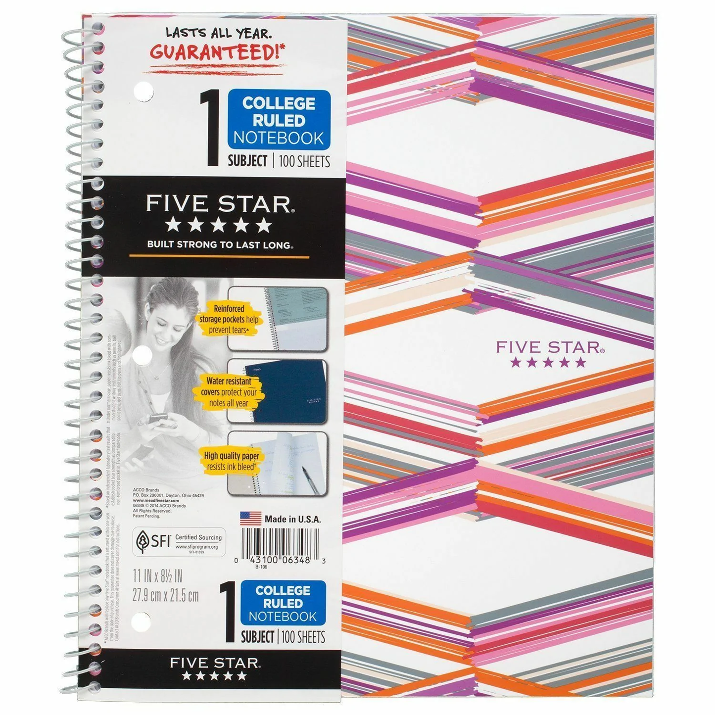 CUADERNOS FIVE STAR 1 DIV