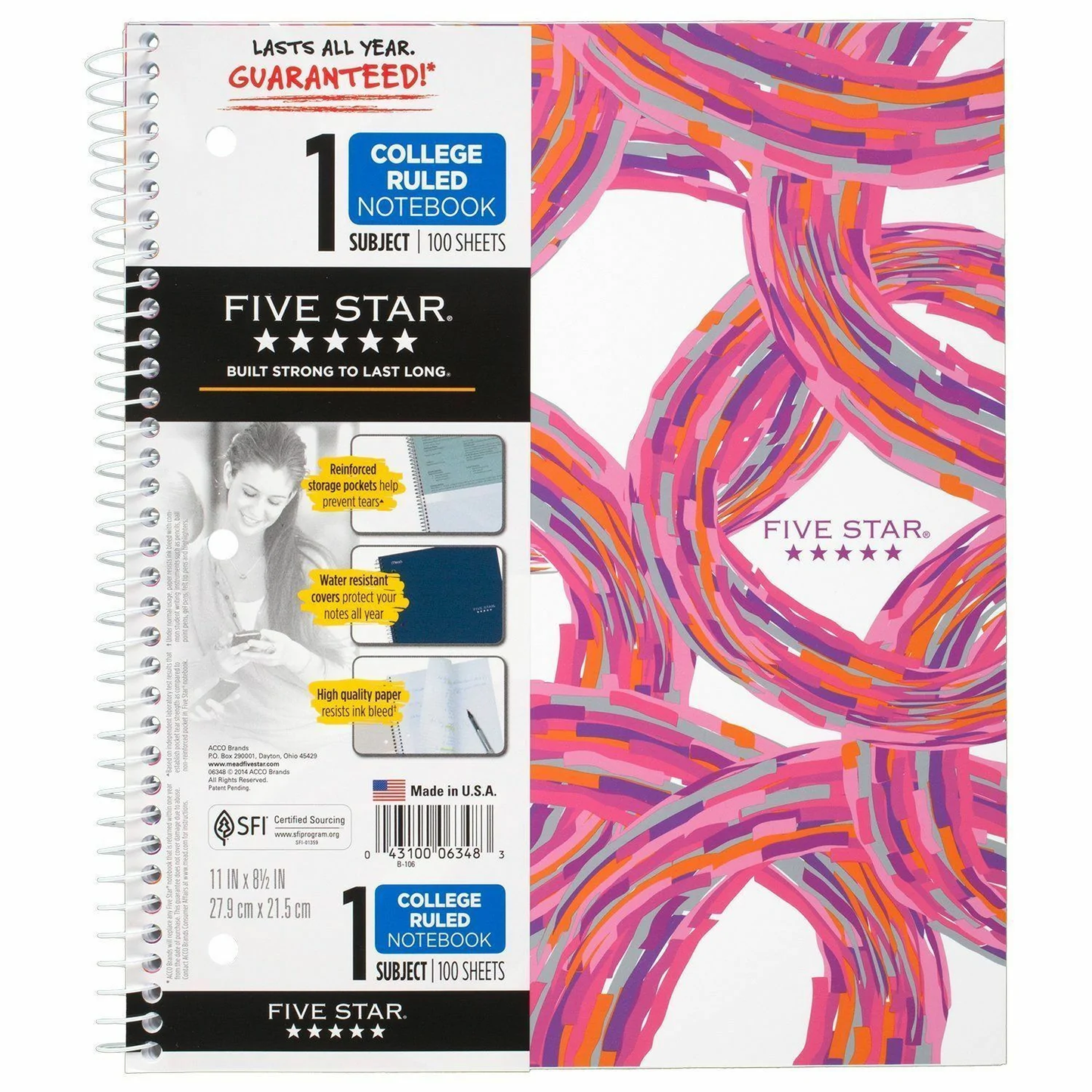 CUADERNOS FIVE STAR 1 DIV