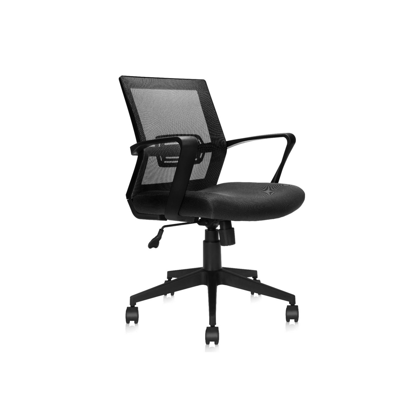 SILLAS P/ESCRITORIO YANESY C/ESP. NEGRO Y ASIENTO NEGRO