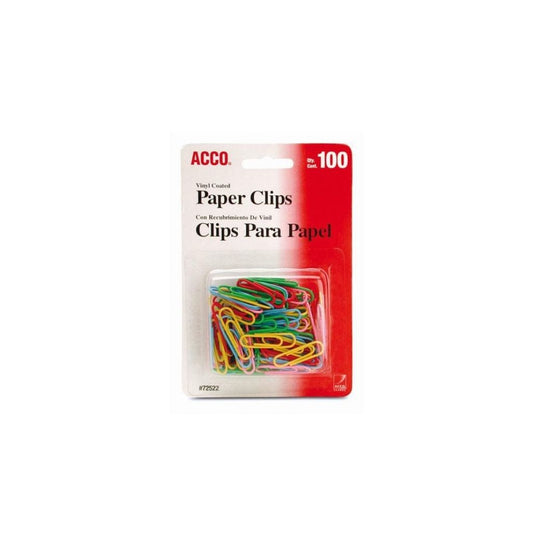 CLIPS #1 COLORES VARIADOS 100/1 (P6130) BLISTER