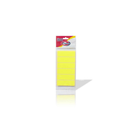 ETIQUETAS (1 X 3) FLUO AMARILLO 100/1 (23.5x76mm)