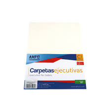 FOLDERS SEMI SATINADO-BARNIZADO (8.5 X 11) BLANCO