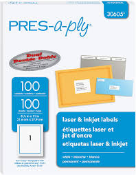 ETIQUETAS P/PRINTER LASER (8.5 X 11) 100/1