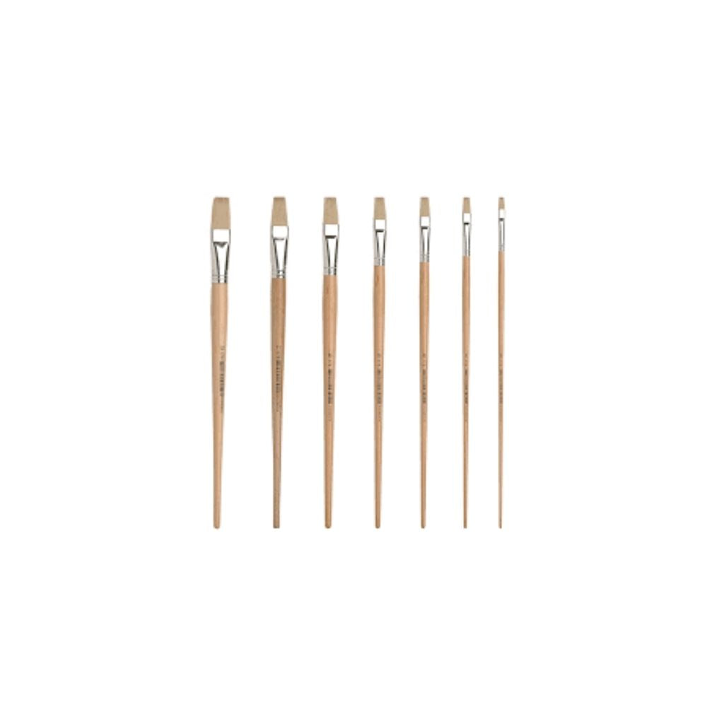 PINCELES PELO DE CERDA PLANO # 4