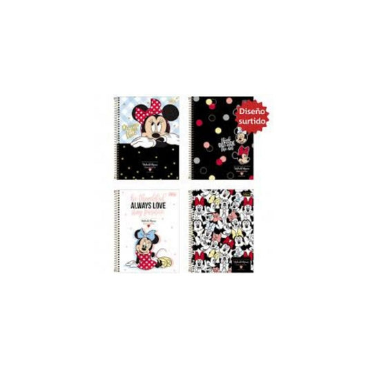 CUADERNOS DE APUNTE (4.4 x 6.1) ESP. MINNIE 1/8 96H TD