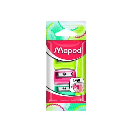 SACAPUNTAS PLASTICOS VIVO 1 HOYO 3/1 BL