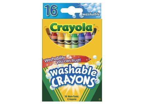 JUEGO CREYONES DE CERA 16/1 LAVABLE ULTRA-CLEAN COLORES MAX