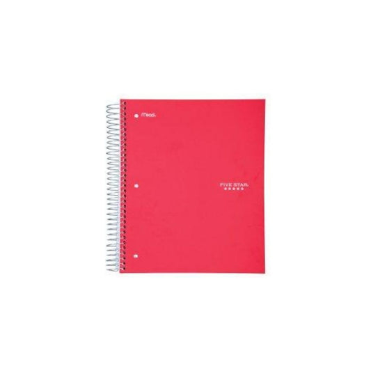 CUADERNO EN ESP. FIVE STAR 5 DIV.