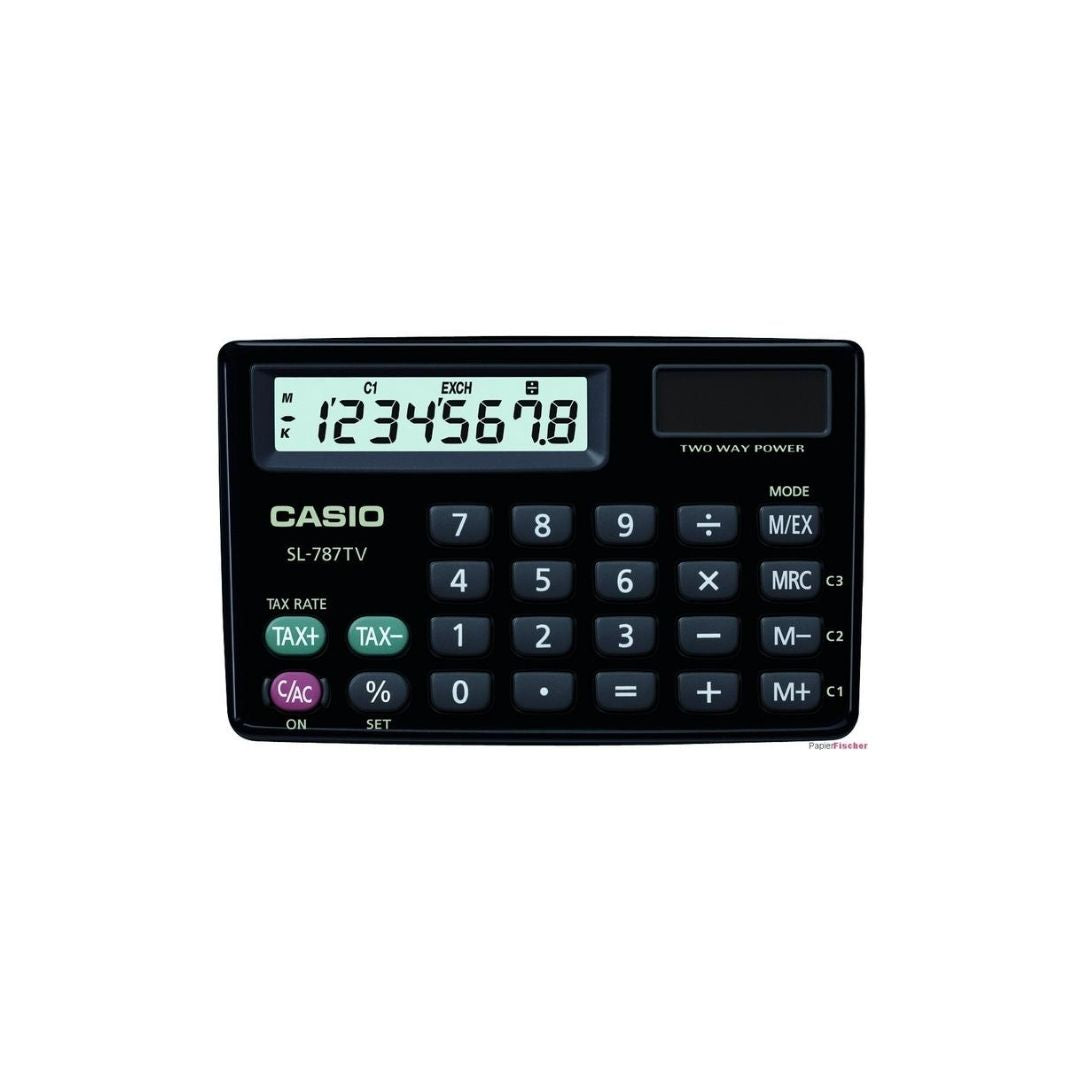 CALCULADORA DE BOLSILLO CASIO NEGRA