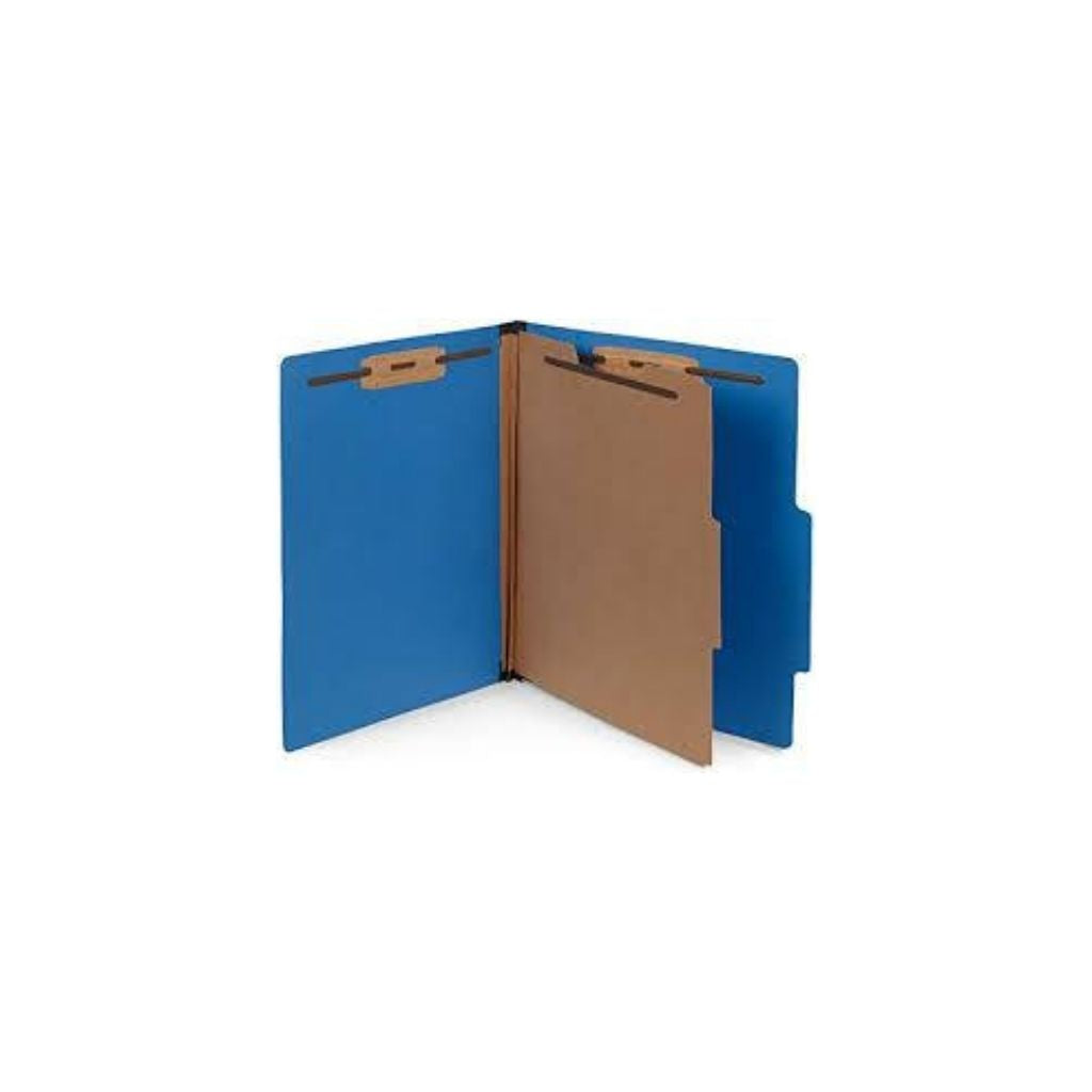 FOLDERS PARTITION (8.5 X 11) 6 DIV. AZUL OSC