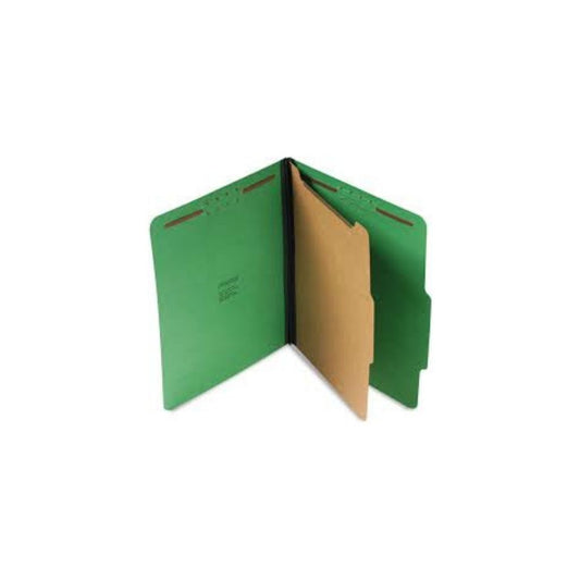 FOLDERS PARTITION (8.5 X 11) 4 DIV. VERDE OSC