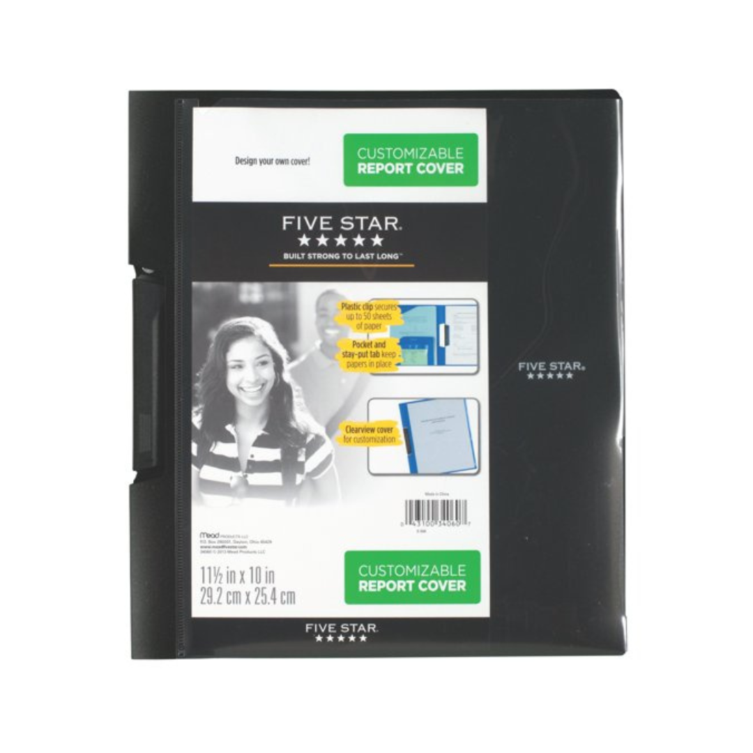 FOLDERS PLASTICO FIVESTAR P/50H