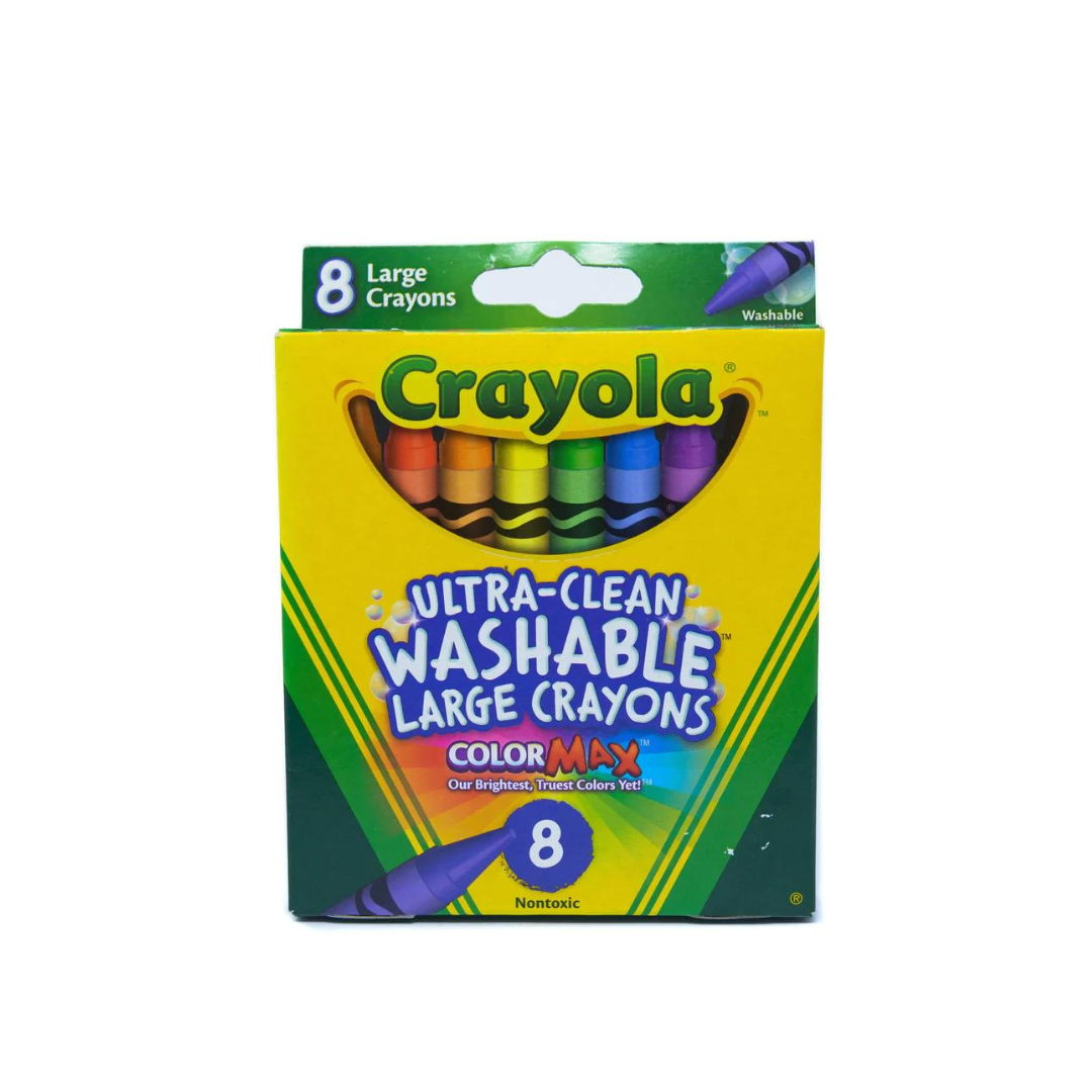 JUEGO CREYONES DE CERA  8/1 LAVABLE Crayola