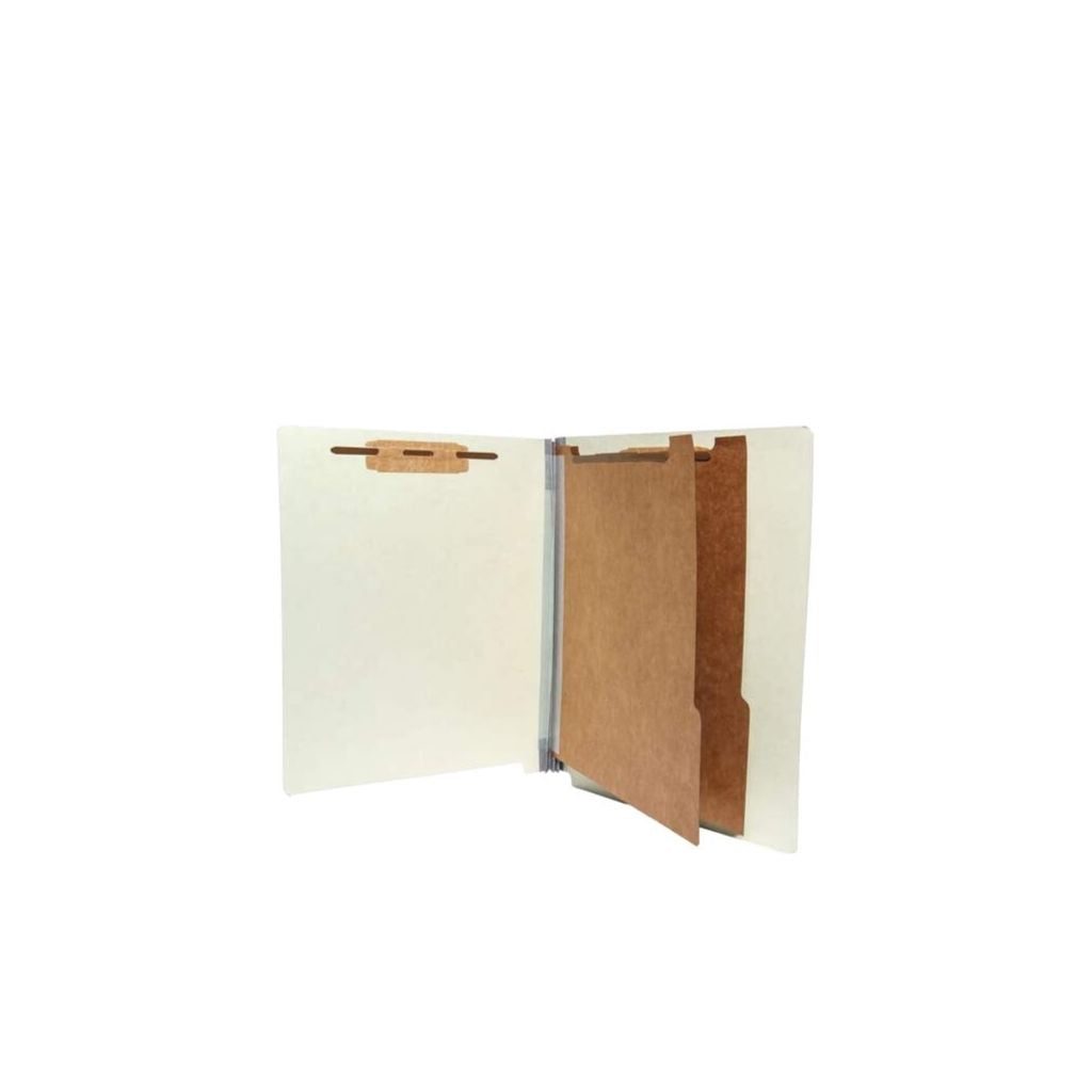FOLDERS PARTITION (8.5 X 11) 6 DIV. VERDE CLARO – Papeleria CCC