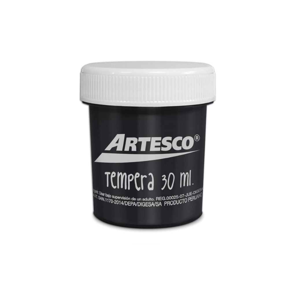 TEMPERA  30 ML NEGRA