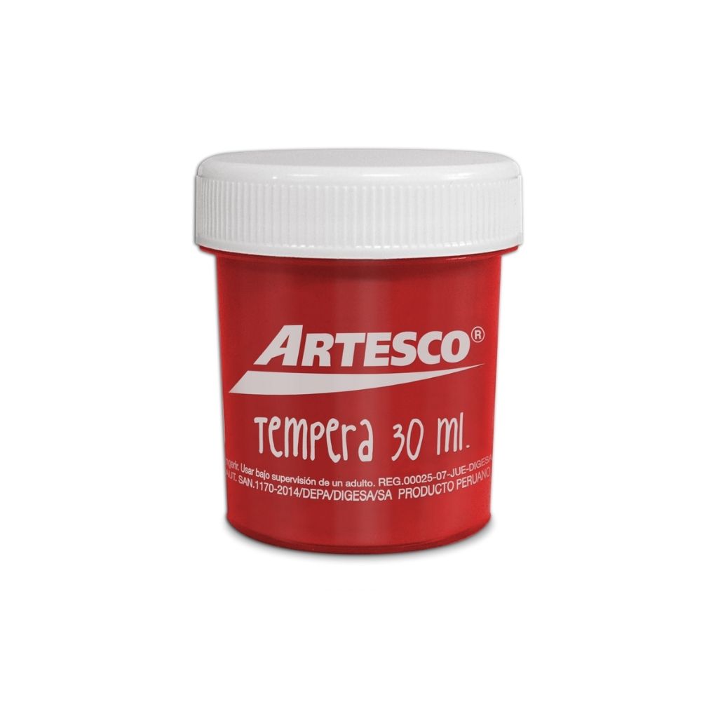 TEMPERA  30 ML ROJO