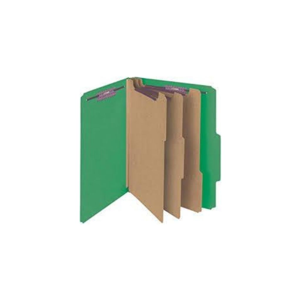 FOLDERS PARTITION (8.5 X 11) 8 DIV. VERDE – Papeleria CCC