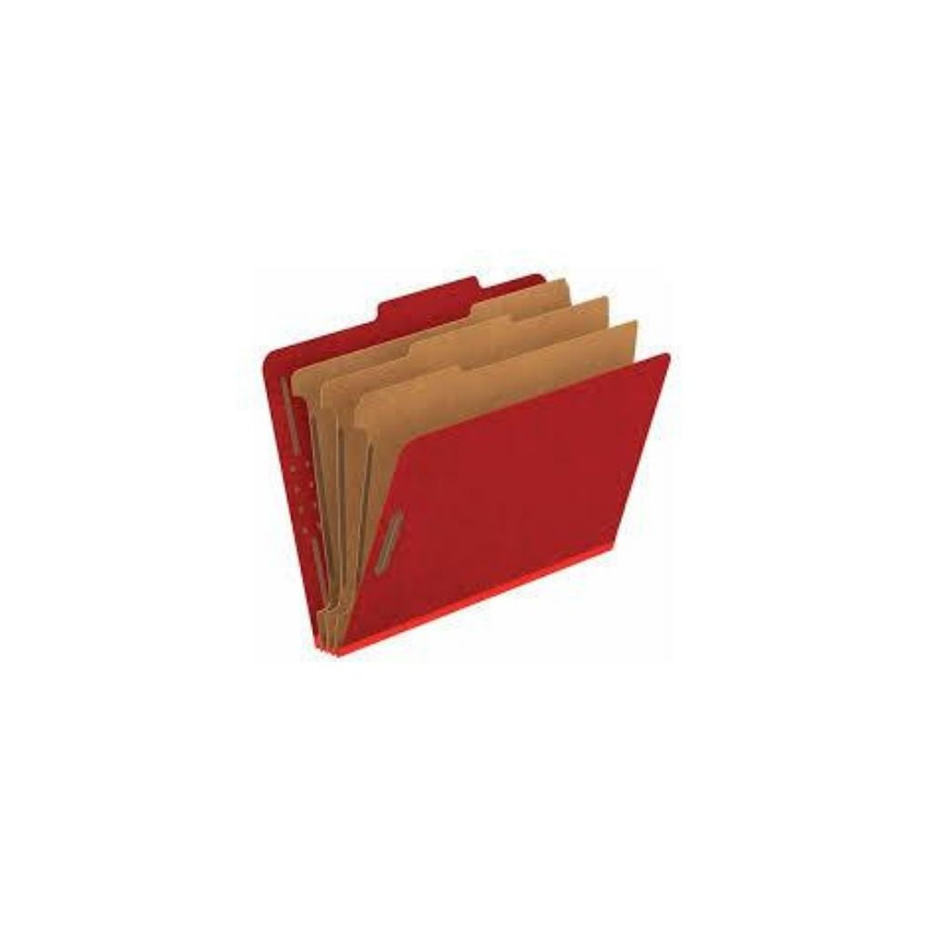 FOLDERS PARTITION (8.5 X 11) 8 DIV. ROJO