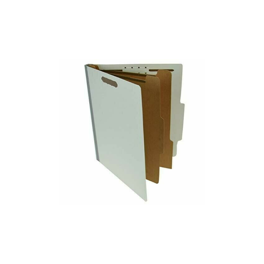 FOLDERS PARTITION SIMPLE (8.5 X 11) GRIS  2G