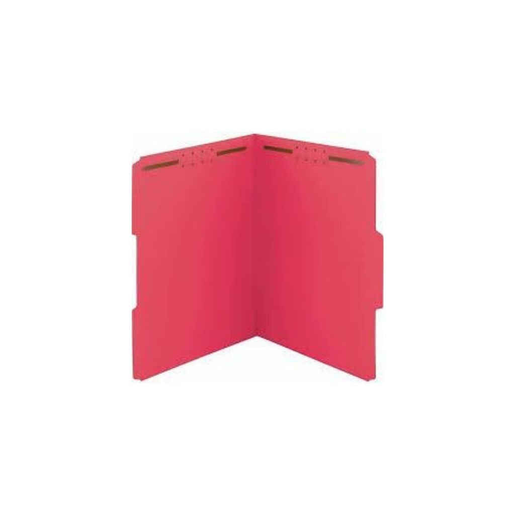 FOLDERS PARTITION SIMPLE (8.5 X 11) ROJO  2 GAN.