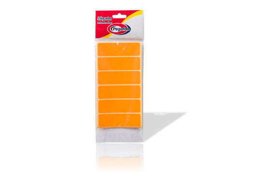 ETIQUETAS (1 X 3) FLUO NARANJA 100/1 (23.5x76mm)