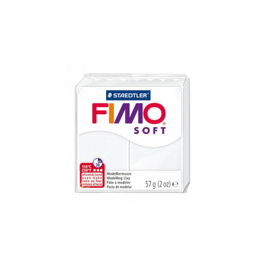 MASILLAS P/HORNO FIMO SOFT BLANCO 57GR