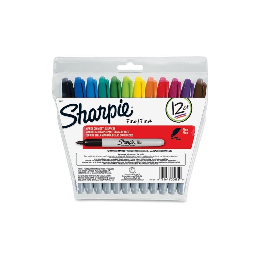 JUEGO DE FELPAS SHARPIE FINA 12/1