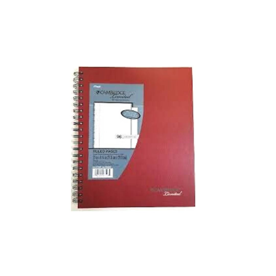 CUADERNO CAMBRIDGE LIMITED (6-5/8x9.5) 100H C/ELASTICO