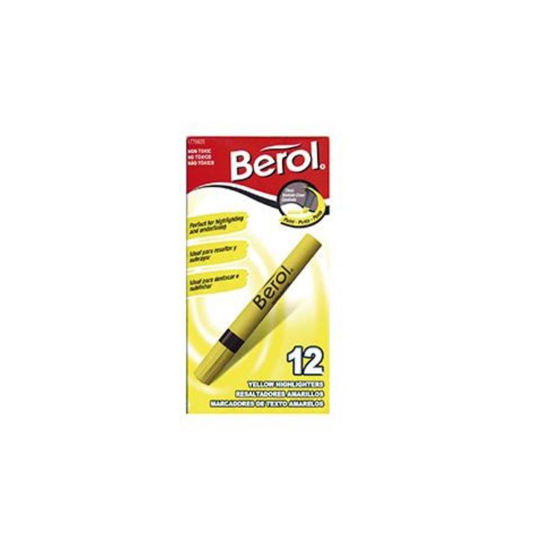 RESALTADOR BEROL 12/1 AMARILLO