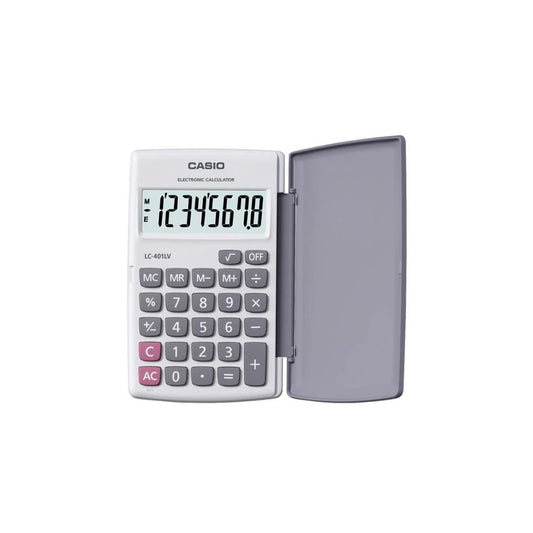 CALCULADORA DE BOLSILLO 8 DIGITOS BLANCA