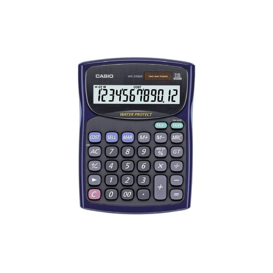 CALCULADIORA DE MESA CASIO 12 DIG (WATER  PROTECT)