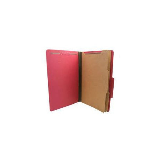 FOLDERS PARTITION (8.5 X 13) 6 DIV. ROJO