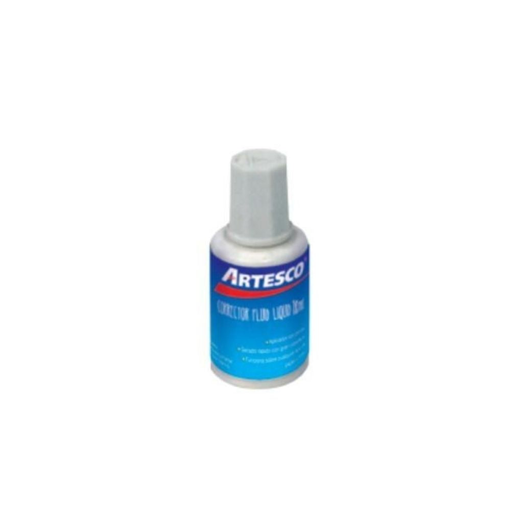 CORRECTOR LIQUIDO BLANCO 18ML (ARTESCO)