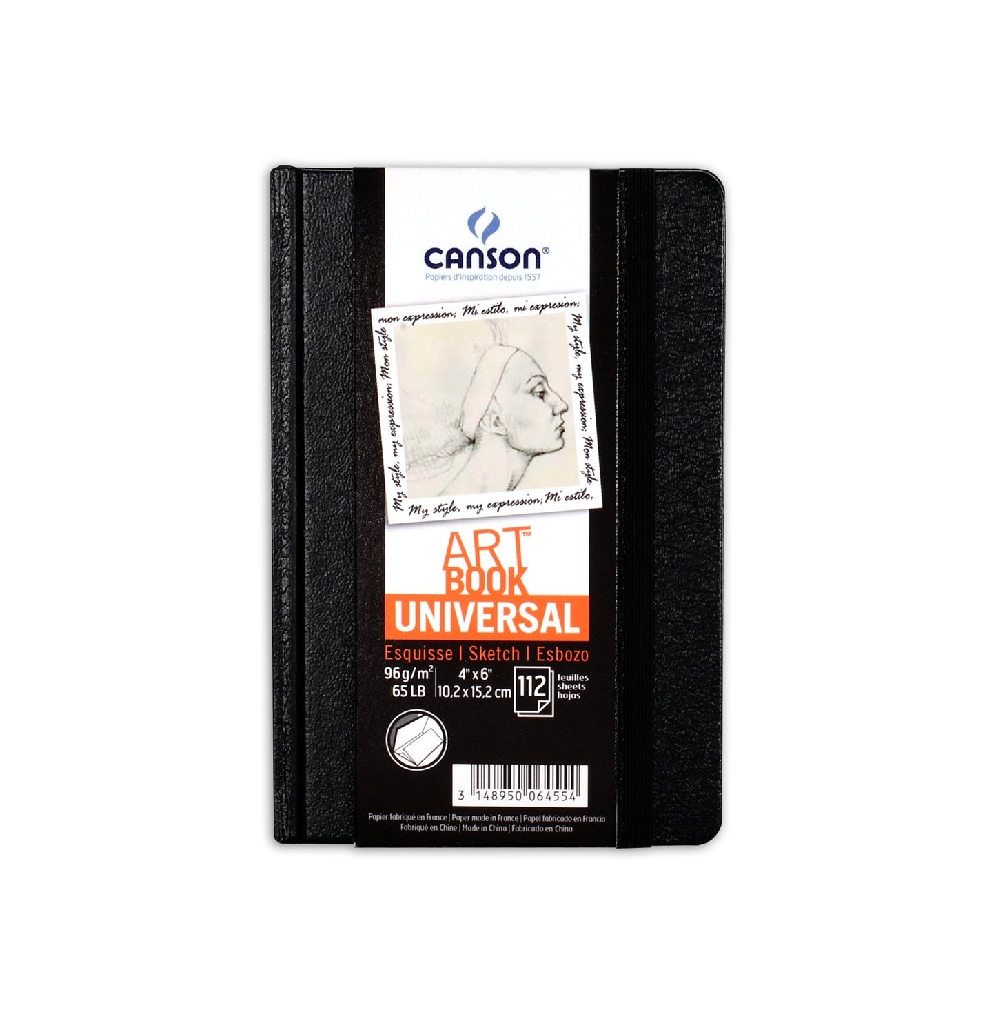 CUADERNO P/DIBUJO ARTBOOK UNIVERSAL (4 X 6) 112H 96G