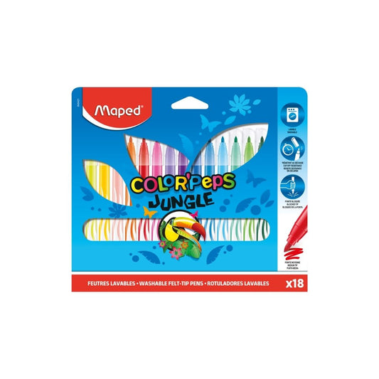 JUEGO DE MARCADORES JUNGLE 18/1