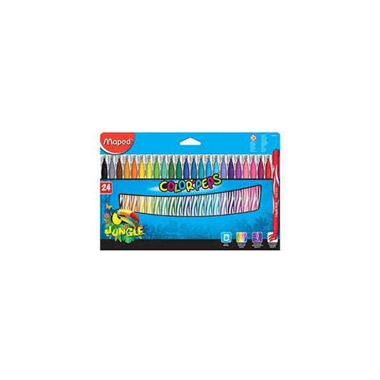 JUEGO DE MARCADORES JUNGLE 24/1