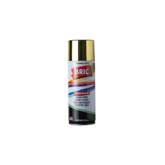 PINTURA EN SPRAY BRIC 13.5 Onz. ORO/DORADO (400ml)
