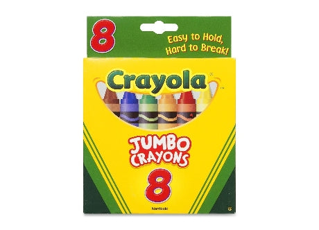 JUEGO CREYONES DE CERA JUMBO  8/1 CRAyola