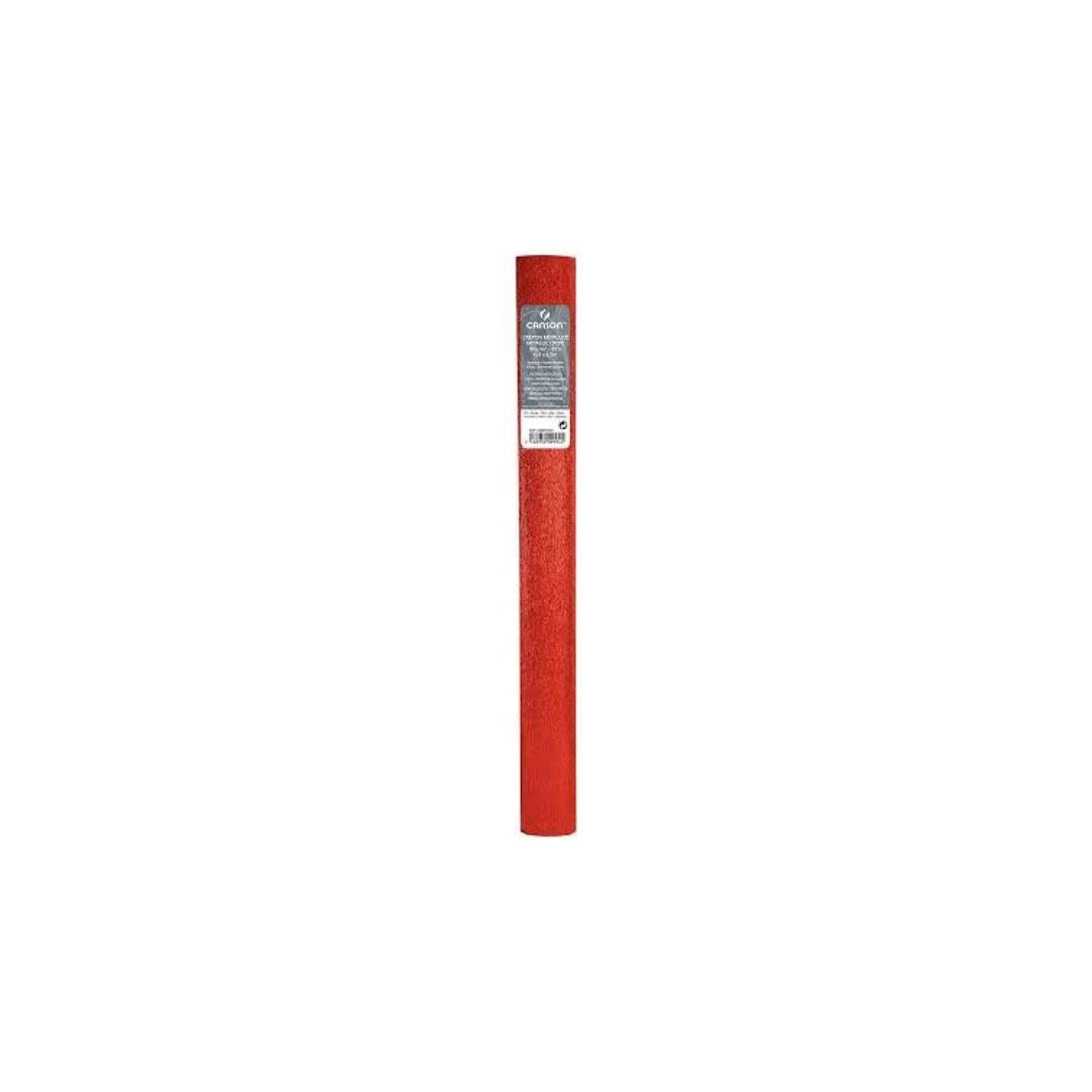PAPEL CREPE COLORES METALICOS ROJO