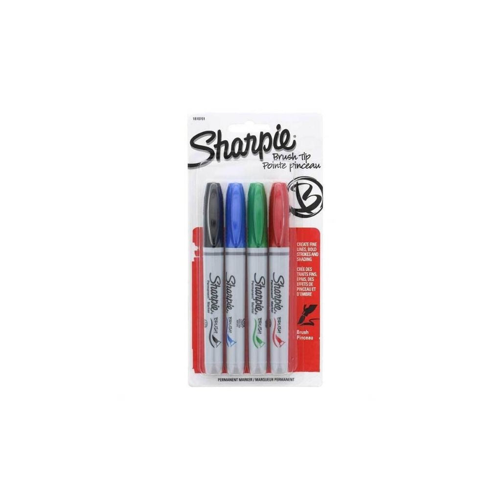 JUEGO DE FELPAS SHARPIE BRUSH TIP 4/1